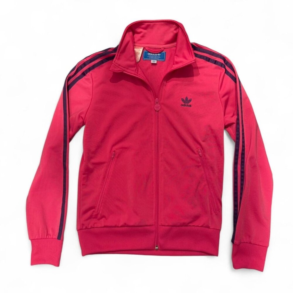 Adidas Originals pink track jacket